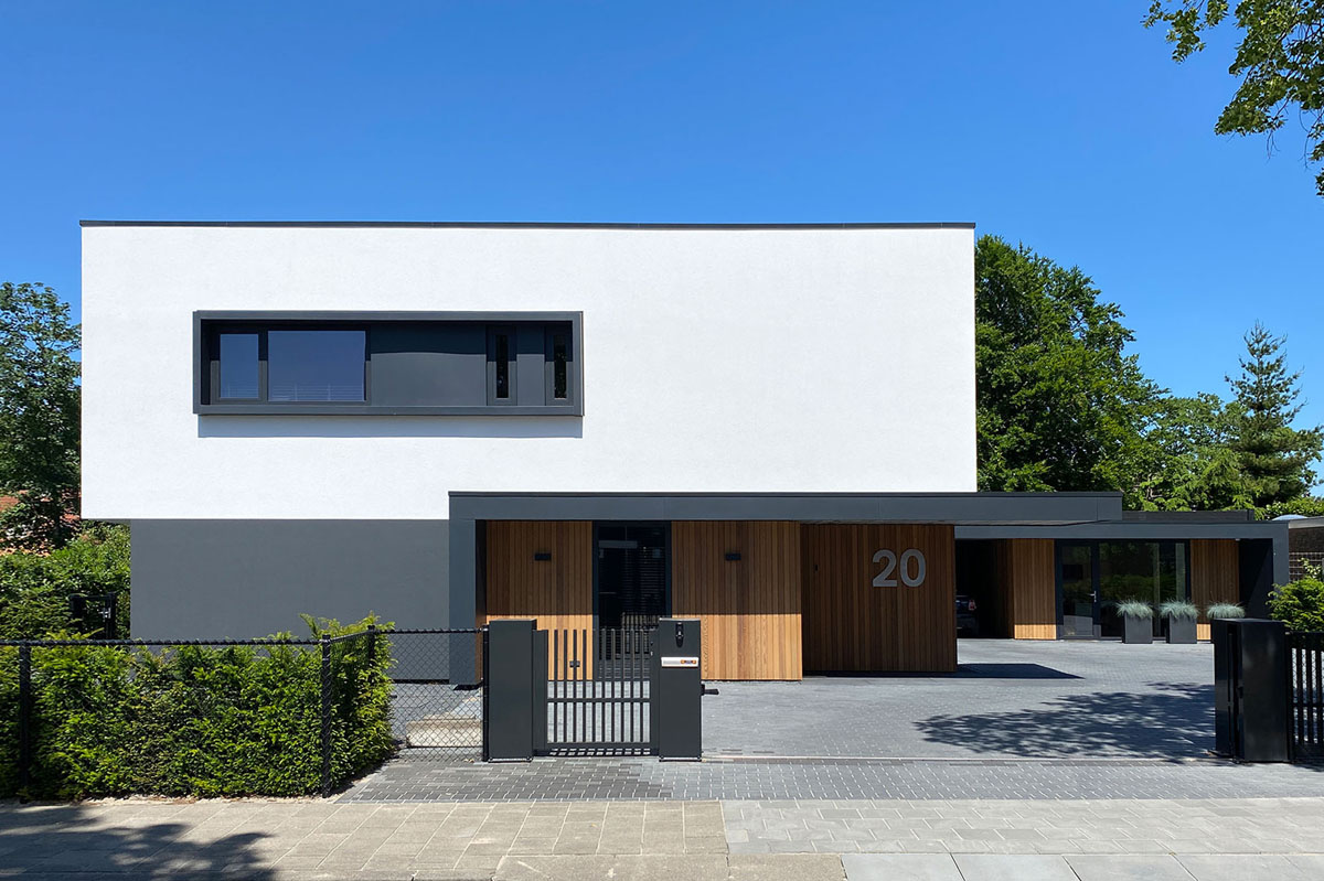 Moderne Villa Nieuwbouw Full Building Support Bouwbegeleiding Breda Studio Puur NL Architecten Breda